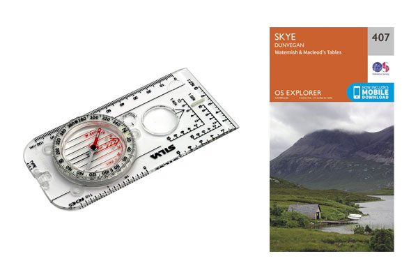maps and compass